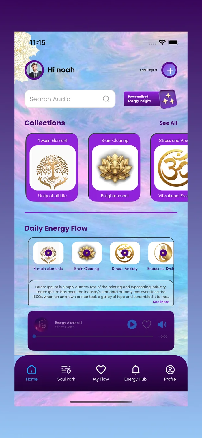 Energy Alchemist - app screen 1