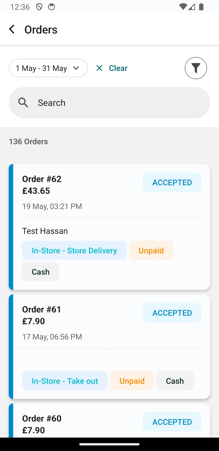 Grub Direct Hub - app screen 2