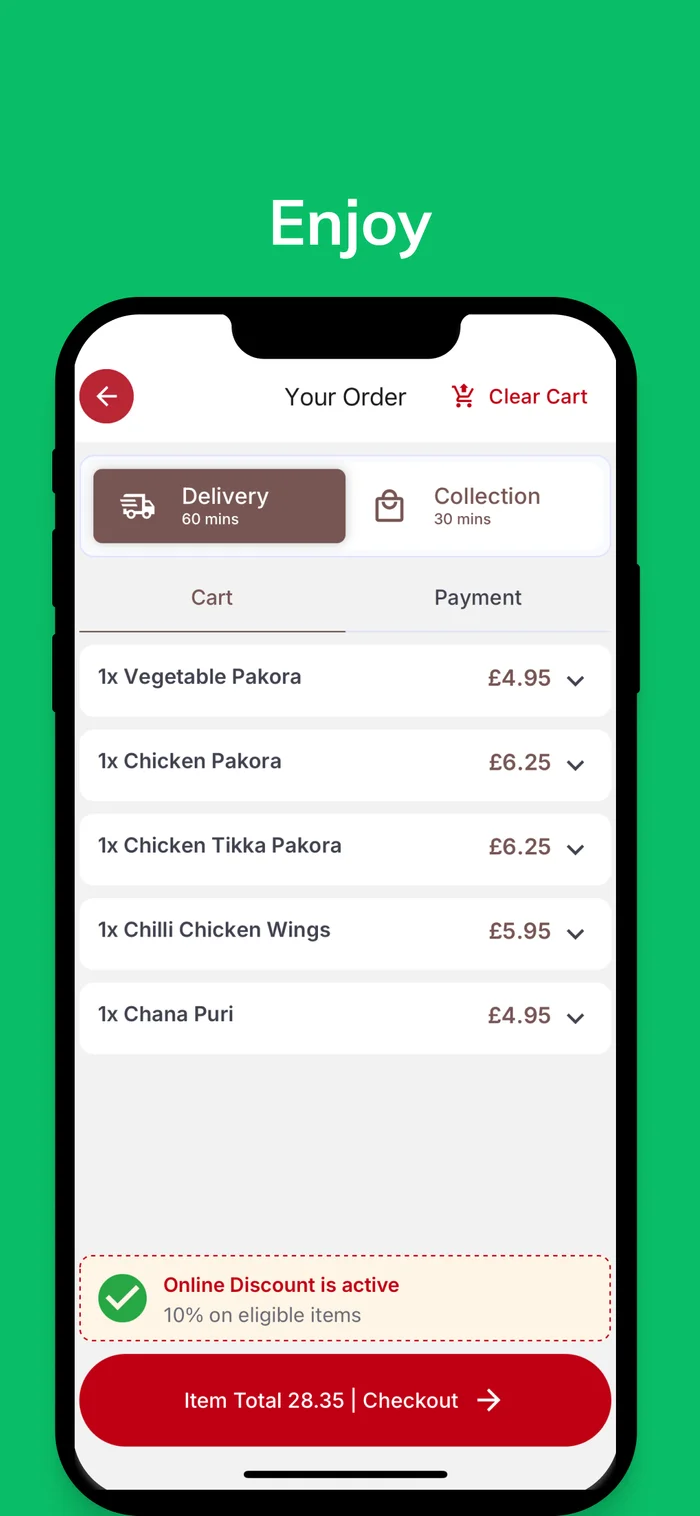 Shima Cottage - app screen 1