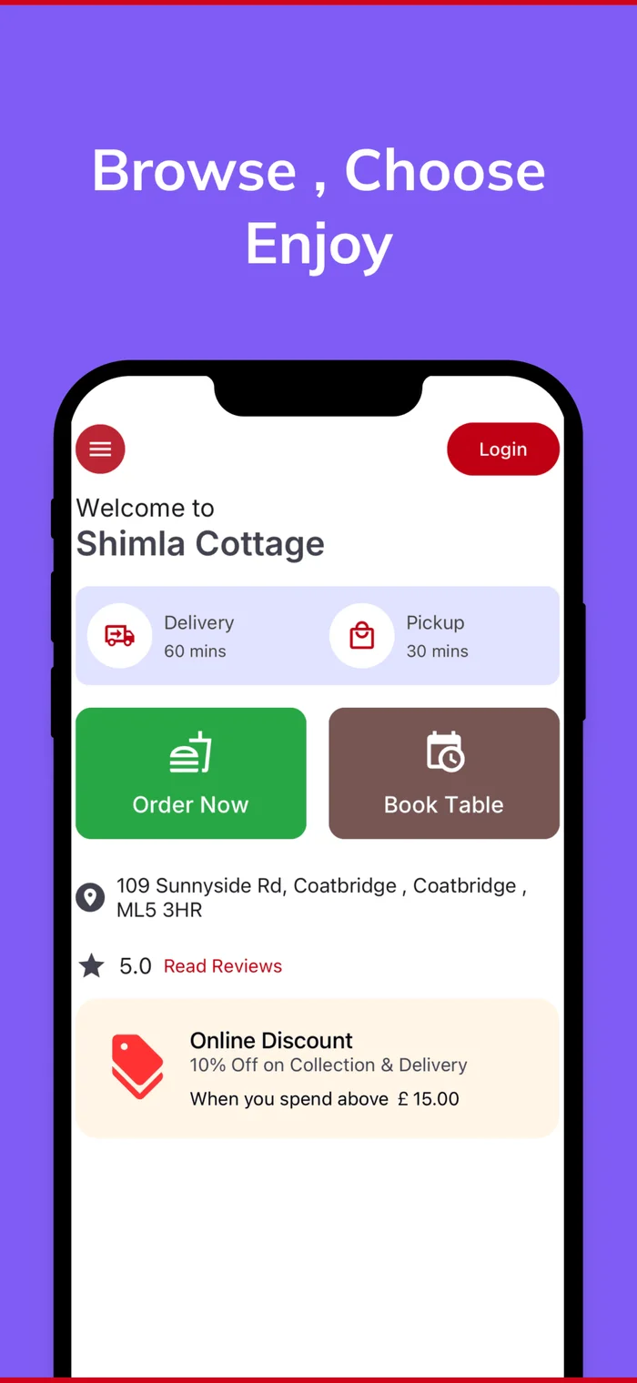 Shima Cottage - app screen 3