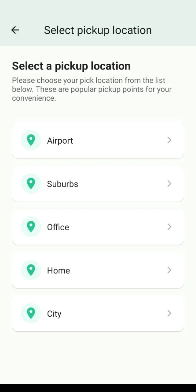 TaxiPay - app screen 3