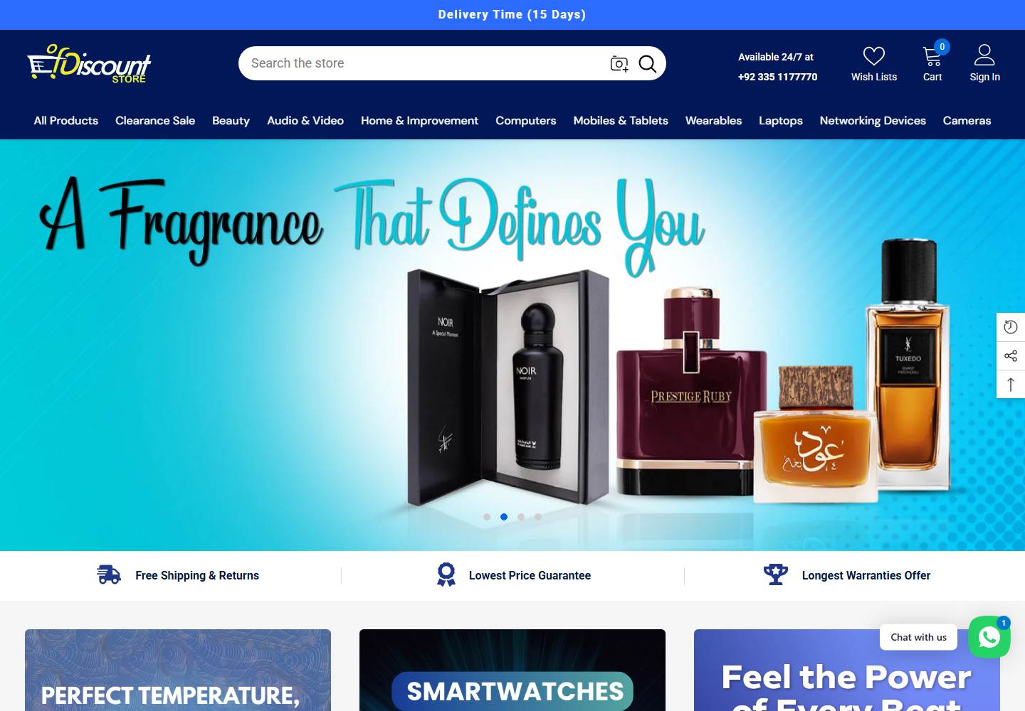 Discountstore website preview