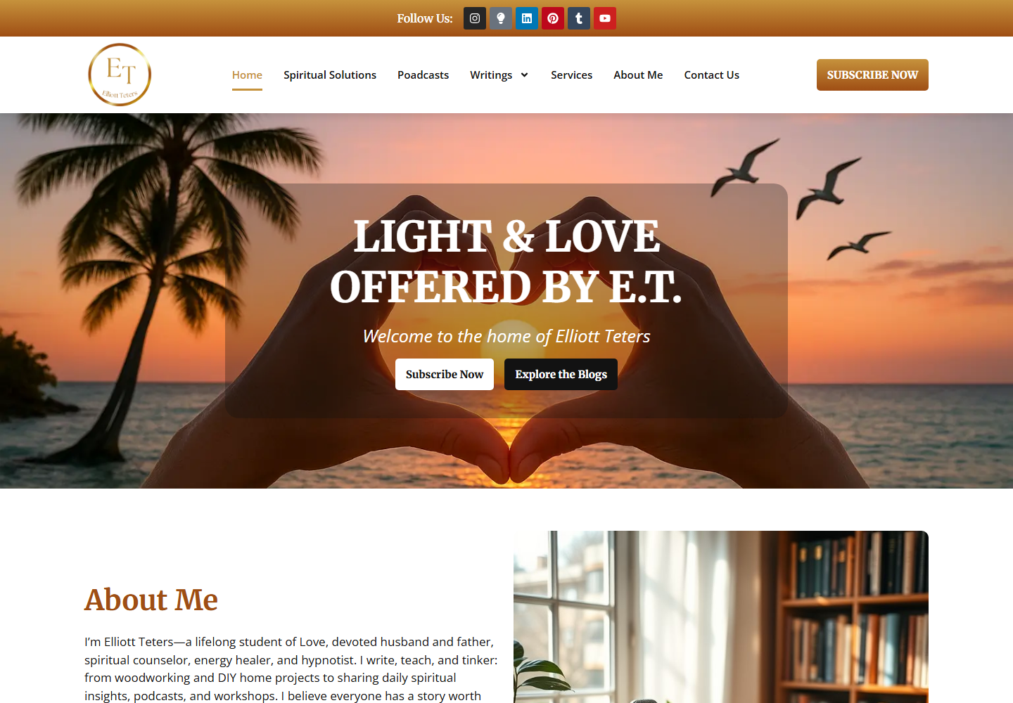 Elliott Teters website preview